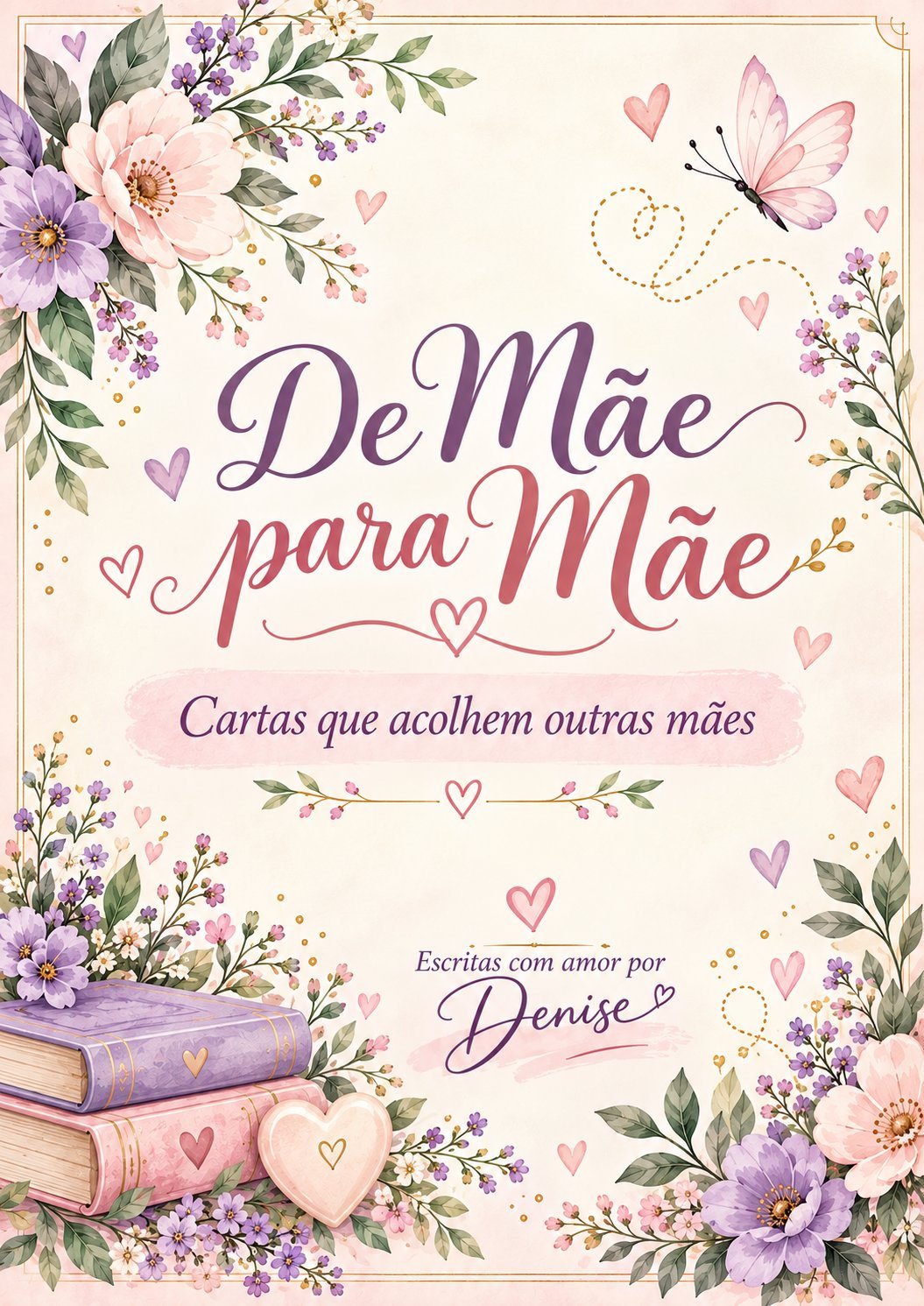 Capa floral do bônus De Mãe para Mãe